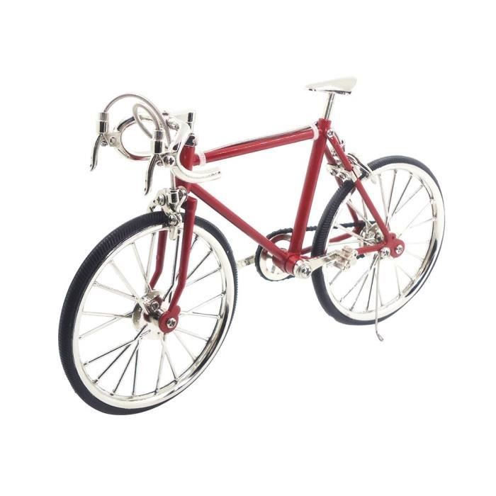 1 10 Dollhouse Velo Bicyclette Modele Alliage Miniature Decoration Accessoire Pour Maison De Poupees Rouge Achat Vente Maison Poupee Cdiscount