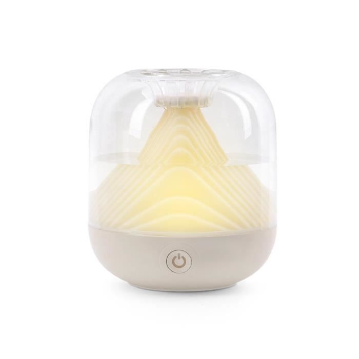 Humidificateur D'Air, 500ml Silencieux Humidificateurs Ultrasonique à Brume 2 Modes De Brume Avec LED Arrêt Automatique Sans Eau Pour Le Maison Bureau Salon Chambre De Bébé Enfants