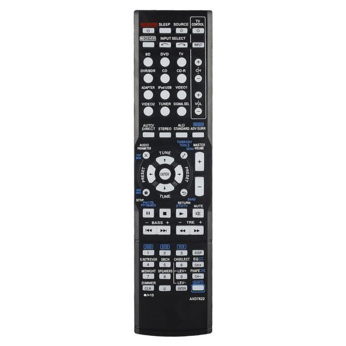 Télécommande Universelle Pour Récepteur Pioneer AXD7744, SX-20DAB, Etc. - Infrarouge, Noire
