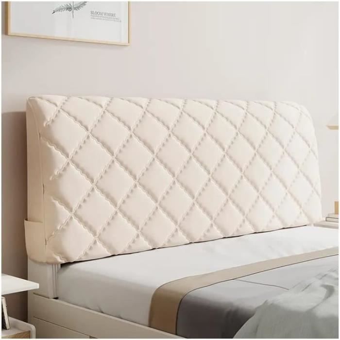 Housse de tête de lit extensible - Lcyzq - 180cm - Gris - Élasticité Housse de tête de lit extensible - Lcyzq - 180cm - Gris - Élasticité