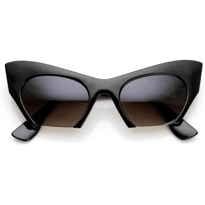 Lunettes de soleil cat's eyes - Noir main image 1