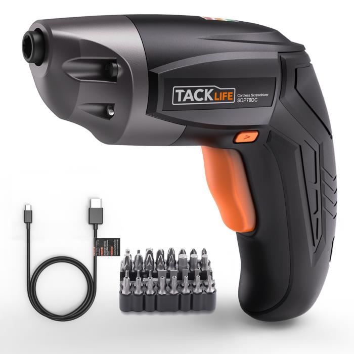 TACKLIFE Tournevis Visseuse sans Fil SDP70DC