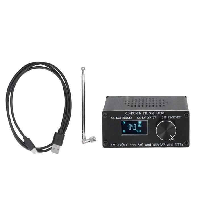 Récepteur radio - HURRISE - Si4732 - Portable rechargeable - FM AM SSB Récepteur radio - HURRISE - Si4732 - Portable rechargeable - FM AM SSB