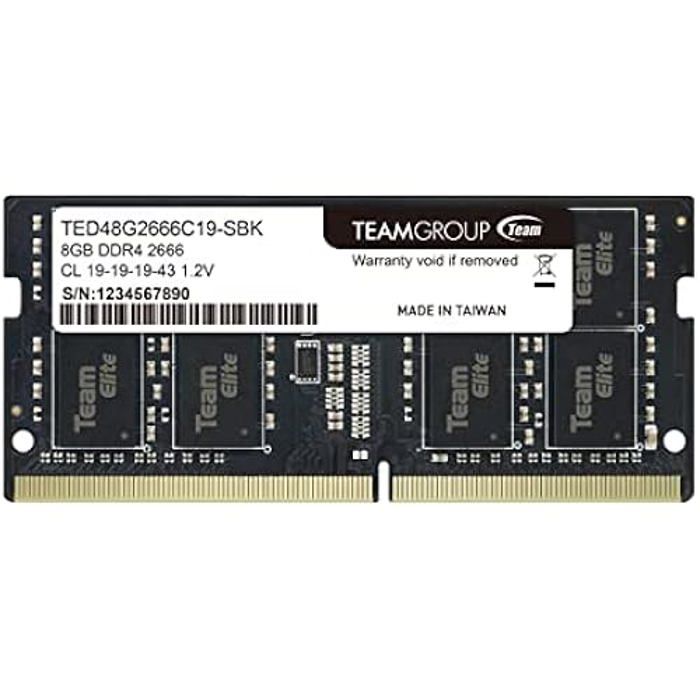 Team Elite DDR4 8 GB SO DIMM 260 PIN ungepuffert - vue 4