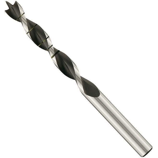 Foret 3 Points Acier Argenté Haute Vitesse 6,35 Mm – Parfait Pour Le Bois