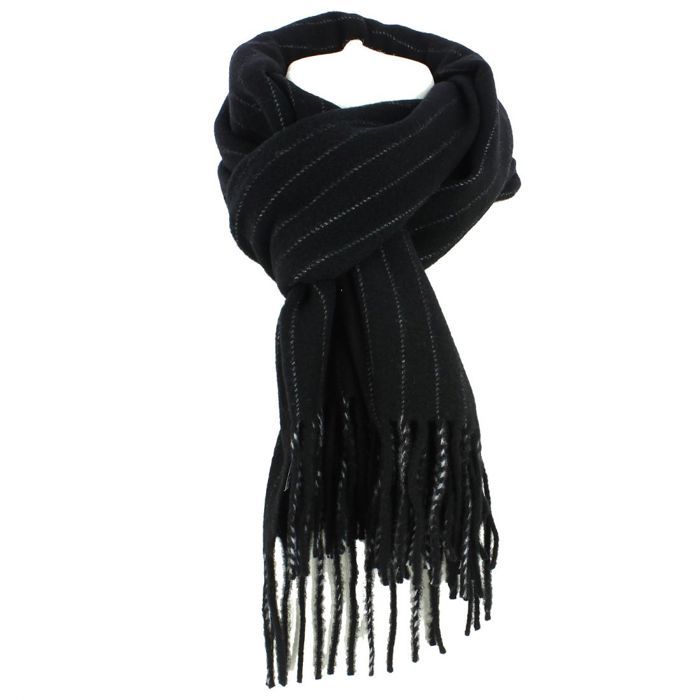 Cravate Tricot de soie, noir charbon, Tony & Paul