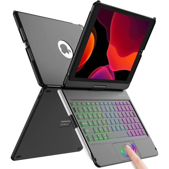 Étui Clavier Magnétique Rotatif 360° Pour Huawei Matepad 11.5 (2023) - Clavier Bluetooth Espagnol Amovible Avec Porte-crayon - Violet - 7