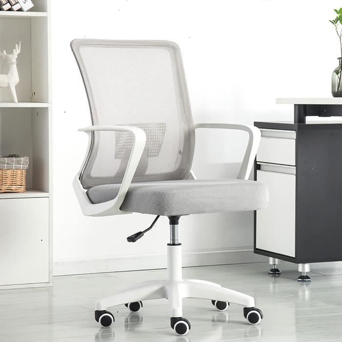 Chaise Bureau Ergonomique Chaise De Bureau Ergonomique ALFORDSON - Dossier En Maille, Réglable, Accoudoirs Pliants, Support 180kg, Blanc/argent Chaise Bureau Ergonomique Chaise De Bureau Ergonomique ALFORDSON - Dossier En Maille, Réglable, Accoudoirs Pliants, Support 180kg, Blanc/argent