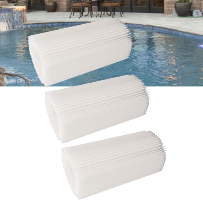 Lot De 50 Chaussettes Filtre Pour Piscine - Pour Paniers Filtrants Standard - Taille 22x13 Cm - En Polyester Lavable - 4