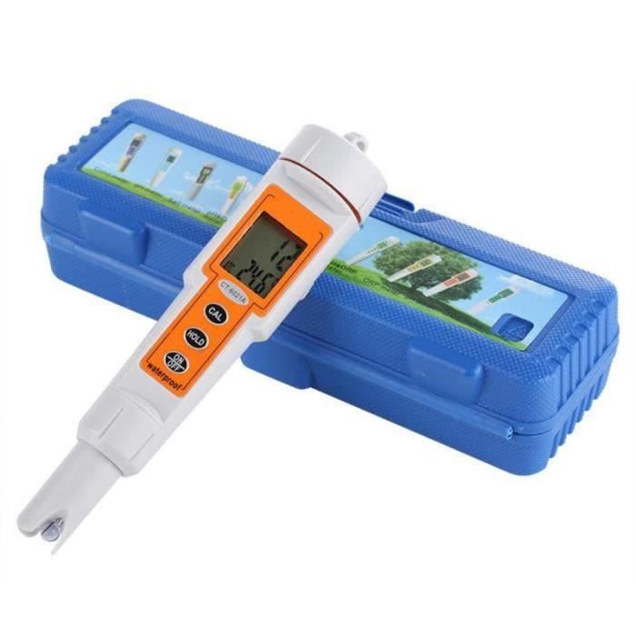 PH-Mètre Numérique Portable PH818 - Précision 0.00-14.00 PH - Mesure Température - Écran LCD - Pour Aquarium, Piscine, Jardinage