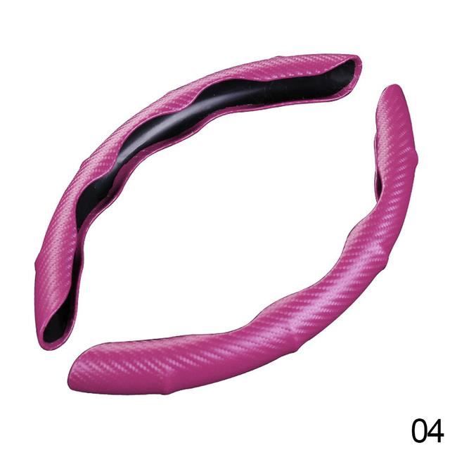 Bottari Couvre Volant Universel Grande Taille - Simili Cuir Noir, Couture Grise, Pour Volants De 39 à 41 Cm De Diamètre