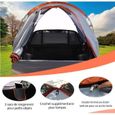 GYMAX Tente de Camping pour Camion 2 Personnes avec Porte Zippée, Tente de Camionnette avec Housse Amovible et Sac de Rangement-1