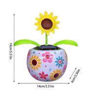 Fleurs de danse solaire | Ornement de fleurs dansantes pour voiture - Jouet de voiture portable à tête tremblante, décor de tableau de bord à énergie solaire réutilisable pour la maison, la Fleurs de danse solaire | Ornement de fleurs dansantes pour voiture - Jouet de voiture portable à tête tremblante, décor de tableau de bord à énergie solaire réutilisable pour la maison, la
