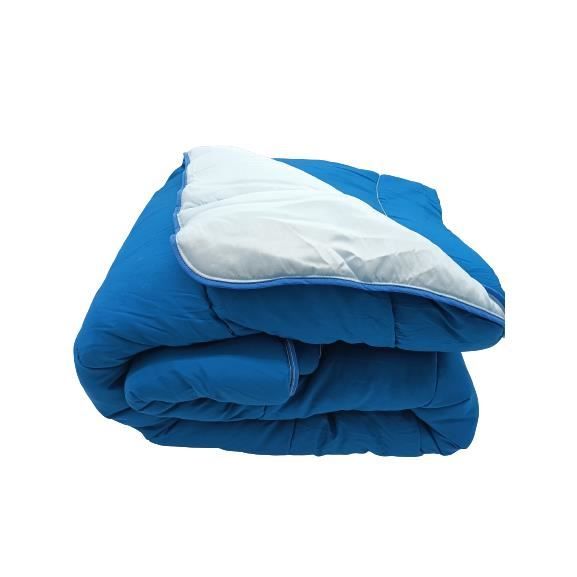 Housse De Couette Coton Lavé Oekotex - Bleu Pétrole - 280x240 Cm Coton 87419411