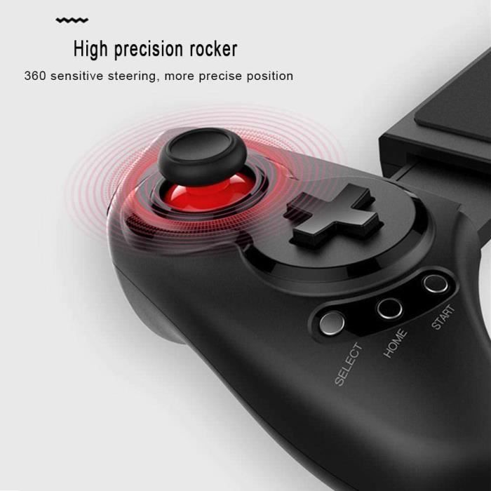 Manette De Jeu Bluetooth Télescopique Pour Mobile/tablette - Compatible IOS/Android, Joystick 360°, Autonomie 15h