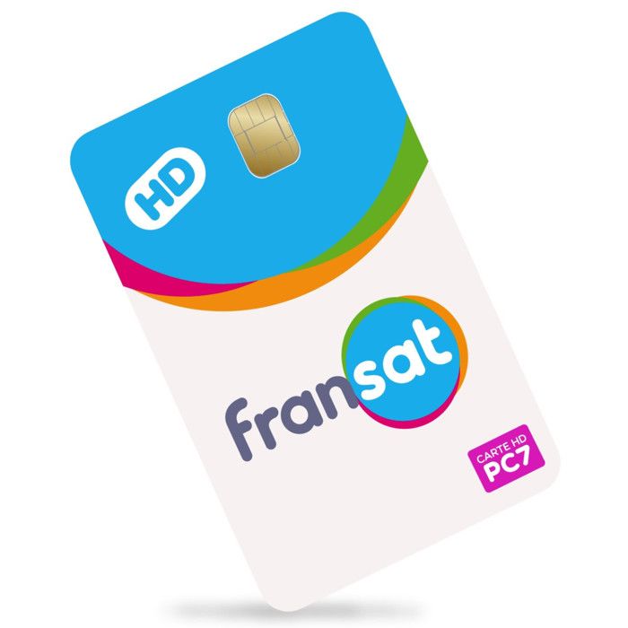 Accessoire TV vidéo Fransat Carte HD PC7 - valable par 4 ans