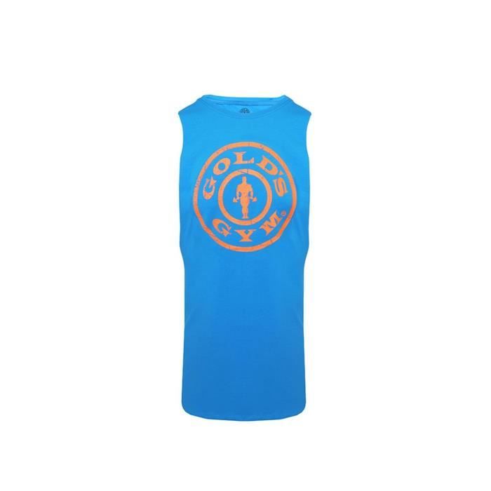 Golds Gym Ggvst142 Drop Armhole D bardeur Hommes Turquoise