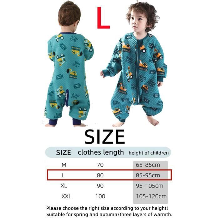 Gigoteuse Bébé,Gigoteuse avec Pieds Unisexe pour Enfants,Bebe Gigoteuse  sans Manche Garçon Fille Pyjama Animal en Flanelle,1-2 Ans - Cdiscount  Puériculture & Eveil bébé