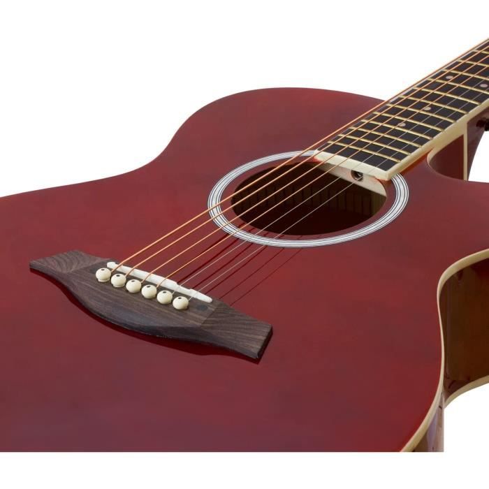 TIGER Taille 4/4 pour gaucher Guitare classique Lot – Cordes en nylon