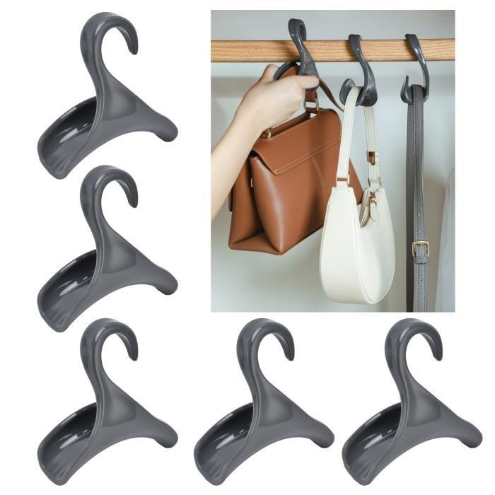 Omabeta Cintre pour sac a main Lot de 5 crochets de porte monnaie pour sac a main Arc pour sac a main sac a meuble cintre Gris Cdiscount Bagagerie Maroquinerie