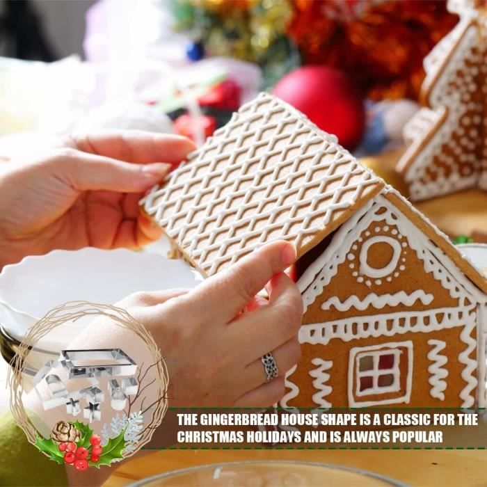 Dellyy Emporte Pièces Noël, 8 Stück Moule à Biscuits De Noël, Emporte