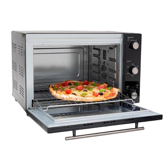 Mini Four électrique SOGO 48L Avec Rôtissoire, Convection Et Grill - Argenté