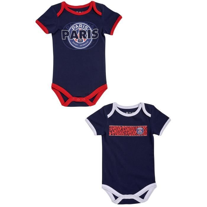 Paris Saint-Germain Grenouillère bébé PSG - Collection Officielle 12 Mois