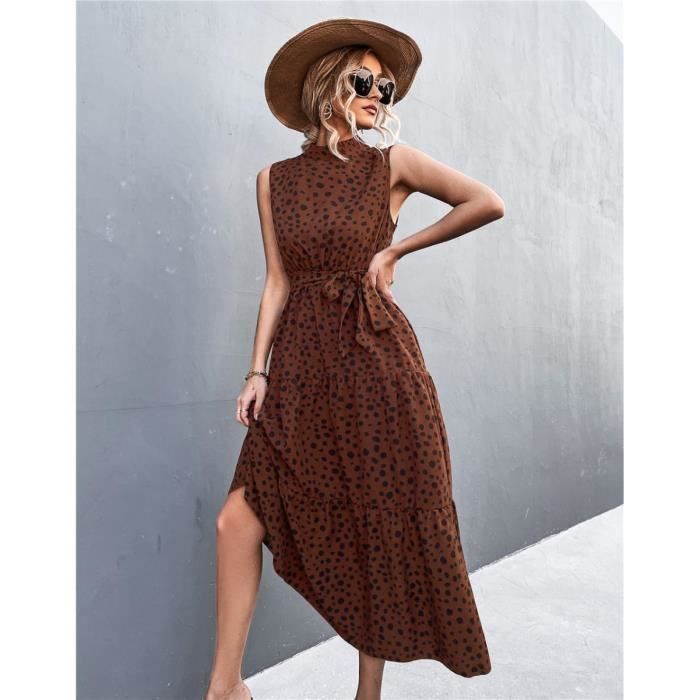 Robe marron cheap