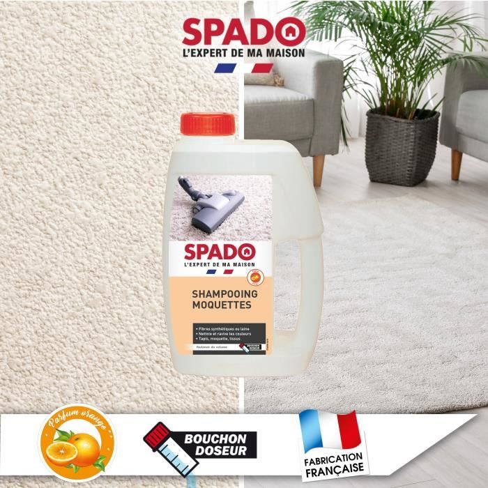 SPADO- Shampoing raviveur- Nettoie et redonne du volume- Tapis SPADO- Shampoing raviveur- Nettoie et redonne du volume- Tapis