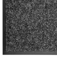 :)35896 GRAND Tapis d'entrée Paillasson lavable - Tapis de salon Tapis Intérieur Professionnel - Anthracite 40x60 cm-3