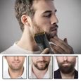 Tondeuse à Cheveux Électrique Imperméable Homme Barbe Rasoir Salon Professionnelle Tondeuse avec Écran LCD Sans Fil Rechargeable-3