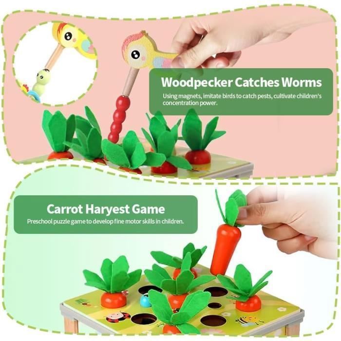 Jouets Montessori Dinosaures pour tout-petits de 1, 2, 3, 4 ans, jouets