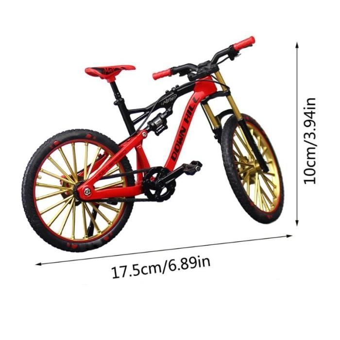 Avec boite en mousse 11 Mini Jouet De Velo En Alliage Pour Enfants Pour Simulation Modele 1 10 Vtt De Poc Cdiscount Sport