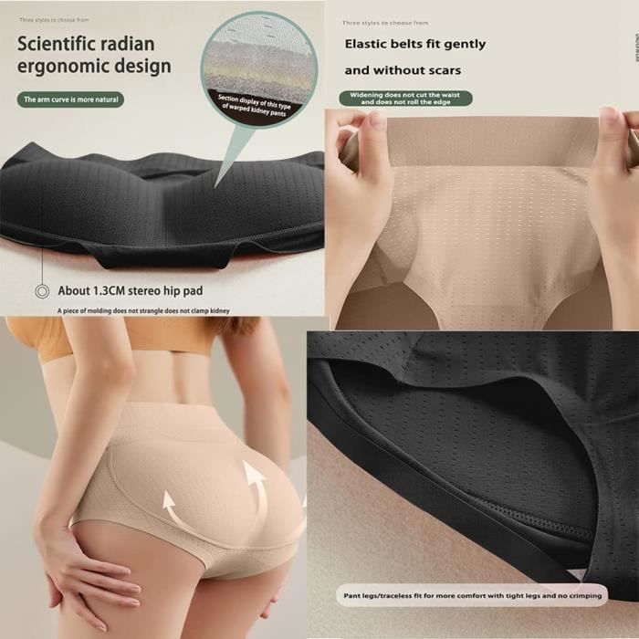 Shorty Gainant Blitshape Femme - Gaine Ventre Plat Anti Frottement Cuisses - Combinaison Sculptante