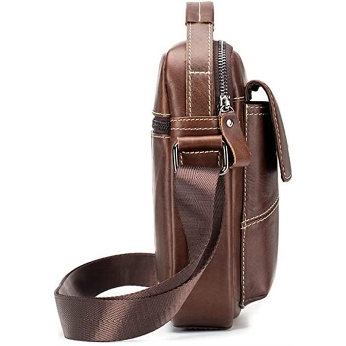 Cdiscount sacoche homme hotsell cuir