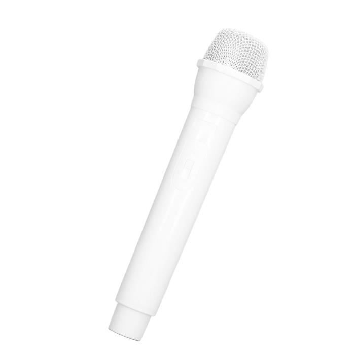 Faux Microphone Jouet Vintage – Plastique Et Métal – Accessoire Années 80/90, Karaoké, Fête, Scène Enfant