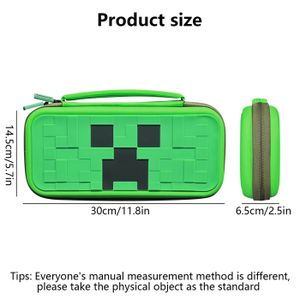 Boîte De Rangement Cartouches Switch – Design Minecraft, Plastique, Neuve