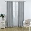 Rideau Occultant 250x100cm Couleur Unie Elegante Salon Chambre