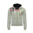Sweat Homme Geographical Norway Fespote New Gris Clair-0
