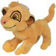 Peluche Disney Le Roi Lion - NICOTOY - Simba 18 Cm - Doudou Licence Enfant - Animaux Sauvages-0