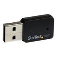 StarTech.com Mini adaptateur USB 2.0 réseau sans fil AC600 double bande - Clé USB WiFi 802.11ac 1T1R (USB433WACDB)-0