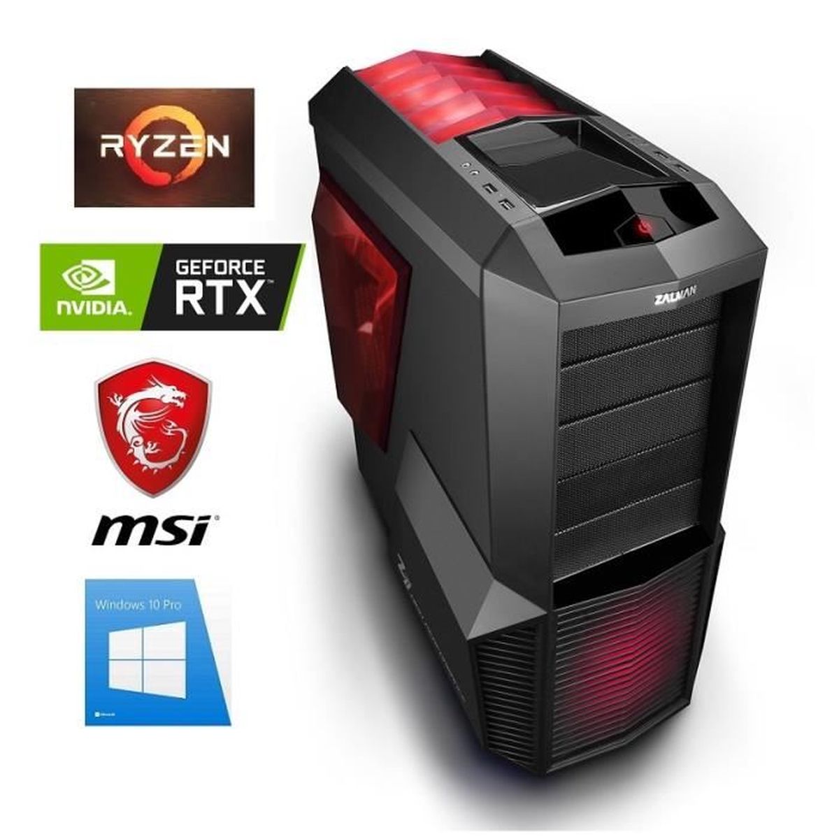 PC Gamer Ryzen 7 - GeForce RTX 2060 6GO - 16GO