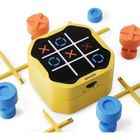 EVOZEN Tic-Tac-Toe MORPION Bolt – GiiKER – Console de jeu de société portable 3 en 1 – Jeu de voyage pour enfants et adultes
