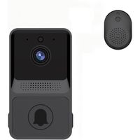 Caméra De Maison Intelligente Wifi Extérieure, Sonnette Vidéo De Sécurité, Interphone Vidéo À Vision Nocturne, Bouton Sans