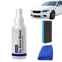 Nano Sparkle Cloth Dissolvant de rayures de voiture, Advanced Nano Car Scratch Remover Répare facilement les rayures, 100ml(1PC)