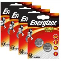 8 x Energizer CR2450 batterie Lithium pile à pile 2450