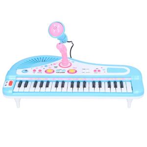 CLAVIER MUSICAL Atyhao Jouet instrument musique pour enfants avec microphone 37 touches jouet musique électrique