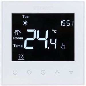 PLANCHER CHAUFFANT Wengart Thermostat de Chauffage au Sol 7 Jours pro