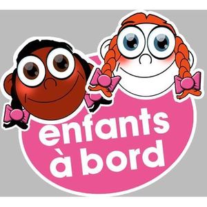 Autocollant Bébé à Bord Voiture - Pack De 3 Stickers Sécurité Enfant Réfléchissants Pour Pare-brise Et Pare-chocs