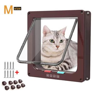 Pose Chatière Porte Pvc Chatiere Pour Chat Avec Tunnel Cache Decoupe Chatiere Chien Porte